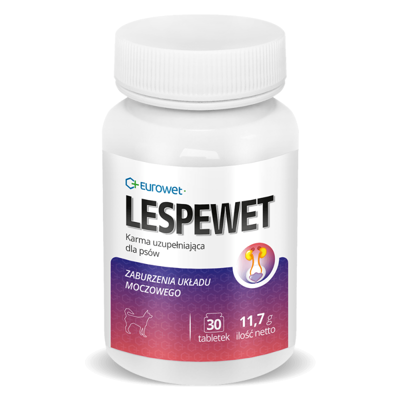 Eurowet Lespewet - 30 tabl. - preparat moczopędny dla psów