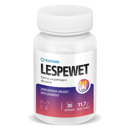 Eurowet Lespewet - 30 tabl. - preparat moczopędny dla psów