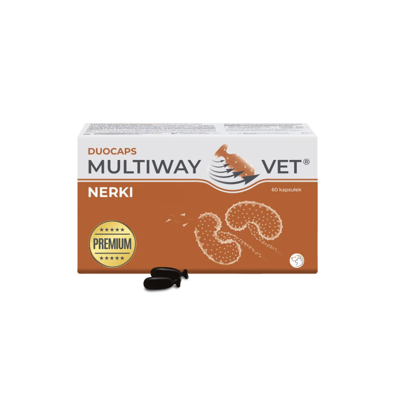 JM Sante Multiway Vet Duocaps Nerki - 60 kaps. - preparat na nerki dla psów, kotów
