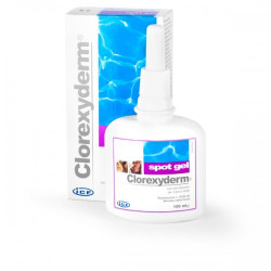 Geulincx Clorexyderm Spot Gel - 100ml - żel do skóry dla psów, kotów