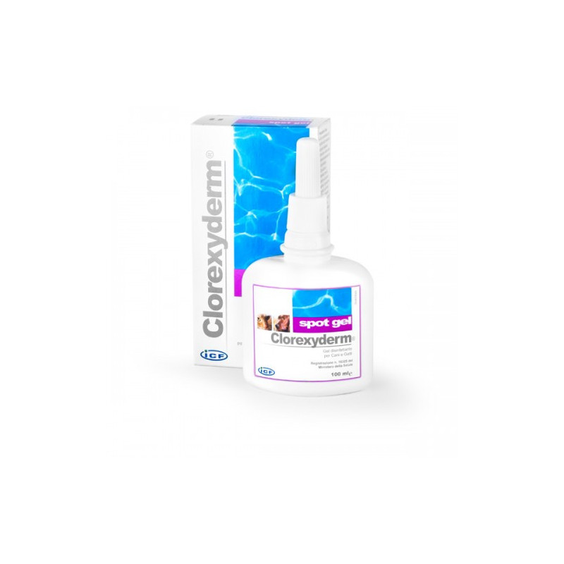 Geulincx Clorexyderm Spot Gel - 100ml - żel do skóry dla psów, kotów