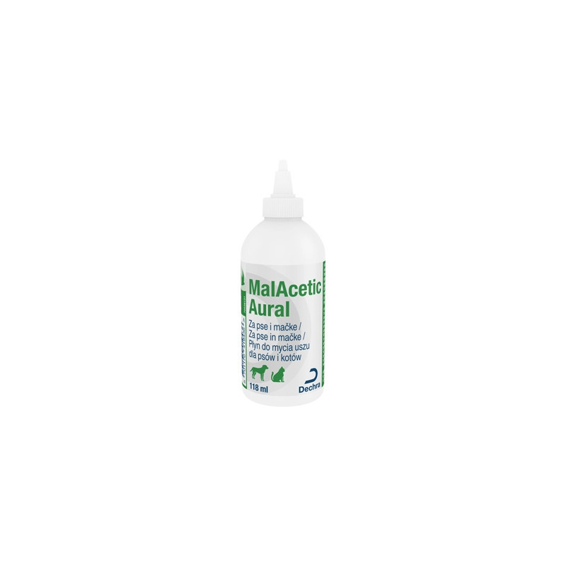 Dechra MalAcetic Aural - 118ml - preparat do pielęgnacji uszu