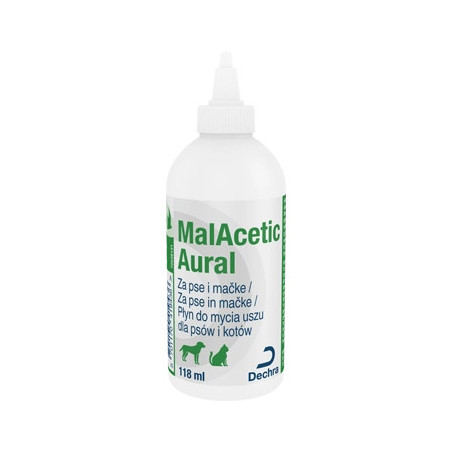 Dechra MalAcetic Aural - 118ml - preparat do pielęgnacji uszu