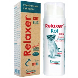 ScanVet Relaxer Kot Plus - 100ml - żel uspokajający dla kotów