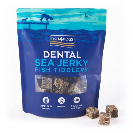 Fish4Dogs Dental Sea Jerky Fish Tiddlers - 100g - przysmaki dentystyczne dla psa