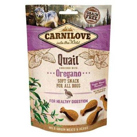 Carnilove Semi-Moist Snack Quail & Oregano - 200g - przysmaki dla psów