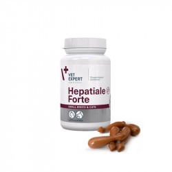 VetExpert Hepatiale Forte Small Breed & Cats - 40 kaps. - preparat na wątrobę dla psów, kotów