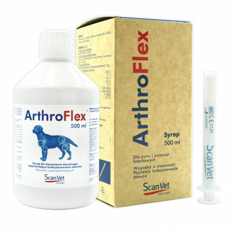 ScanVet ArthroFlex - syrop na stawy dla psów i zwierząt futerkowych