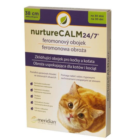 Meridian NurtureCALM - 38cm - obroża feromonowa dla kotów i kociąt