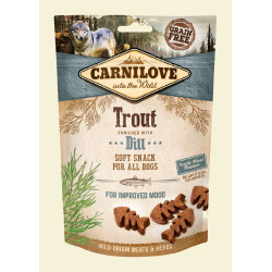 Carnilove Semi-Moist Snack Trout Enriched With Dill - 200g - przysmaki dla psów