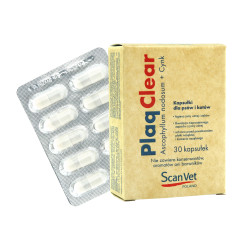 ScanVet PlaqClear - 30 kaps. - kapsułki wspomagające higienę jamy ustnej