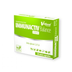 Vetfood Immunactiv Balance mini - 30 kaps. - preparat na odporność dla psów, kotów