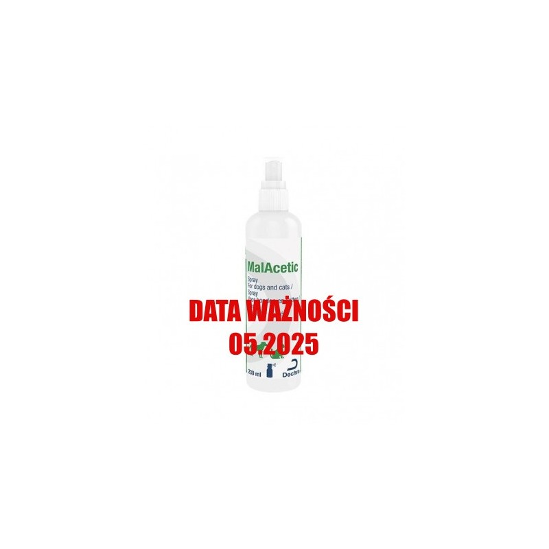 Dechra MalAcetic - 230 ml - odżywka w sprayu dla psów, kotów