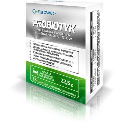 Eurowet Probiotyk kot - 15x1,5g - probiotyk dla kotów