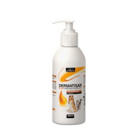 Vet-Agro Dermatisan - 250ml - szampon przeciwłojotokowy z biosiarką dla psów, kotów