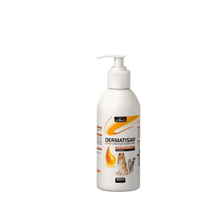 Vet-Agro Dermatisan - 250ml - szampon przeciwłojotokowy z biosiarką dla psów, kotów