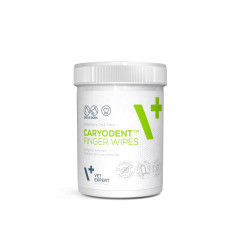 VetExpert Caryodent Finger Wipes - 50 szt. - czyściki do zębów dla psów, kotów