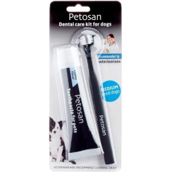 Petosan - zestaw dentystyczny z pastą i szczoteczką dla psów