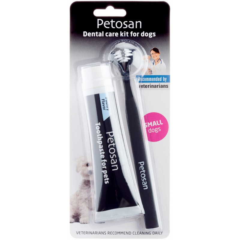 Petosan - zestaw dentystyczny z pastą i szczoteczką dla psów
