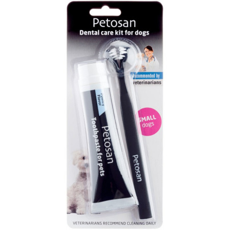Petosan - zestaw dentystyczny z pastą i szczoteczką dla psów