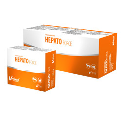 Vetfood Hepatoforce - preparat na wątrobę dla psów, kotów