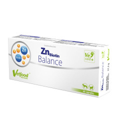 Vetfood ZnBiotin - 60 kaps. - cynk i biotyna dla psów, kotów