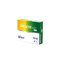 Vetfood Amylactiv Digest mini - 30 kaps. - enzymy trawienne dla psów, kotów
