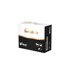 Vetfood BentoActiv - 30 kaps. - preparat na biegunkę dla psów, kotów