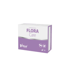 Vetfood Flora Care - 60 kaps. - probiotyk z maślanem sodu i FOS dla psów, kotów