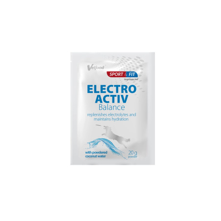 Vetfood Electroactiv Balance - 20g - elektrolity dla psów, kotów
